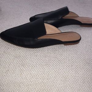 Madewell Black Frances Skimmer Mule. Size 7.5. NEVER WORN.